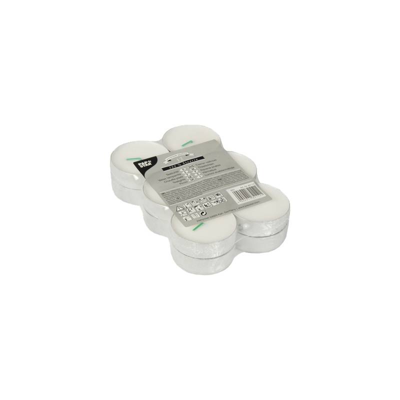 PAPSTAR Maxi-Teelichte, Durchmesser: 59 mm, weiß, 12er Pack