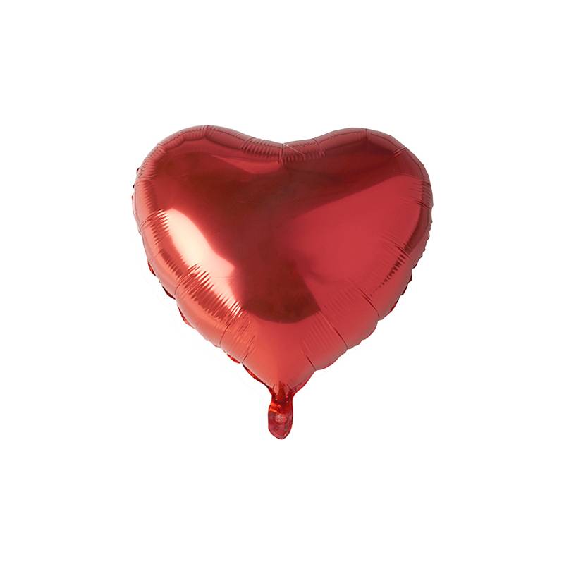 PAPSTAR Folienballon "Heart", Durchmesser: 450 mm, rot