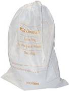 HYGOSTAR Wäschebeutel SOFT, PP-Vlies, 540 x 380 mm ideal für Schmutzwäche, verhindert Keim- & Geruchsbildung,