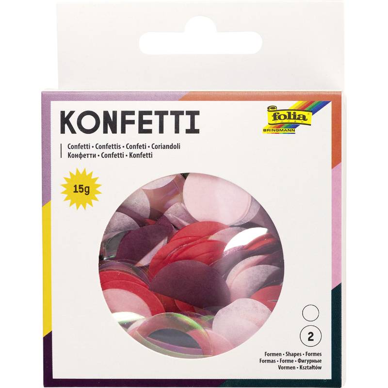 Folia 45204, Loses Konfetti, Kreis, 15 g, 1 Stück(e)