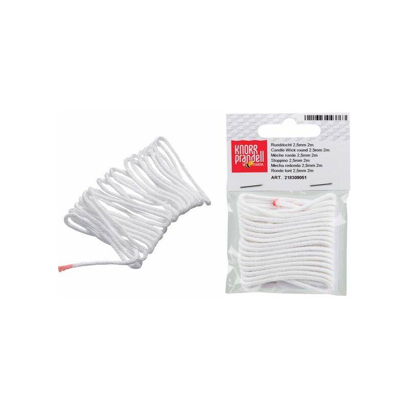 KNORR prandell Runddocht, Durchmesser: 1,5 mm, weiß