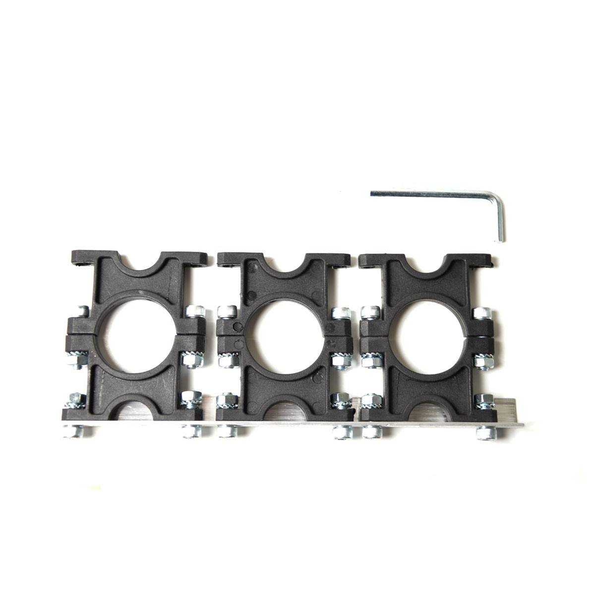 PremiumX Multifeedhalter 3-Fach Universal Multifeed aus Hartplastik Kunststoff 40mm Durchmesser