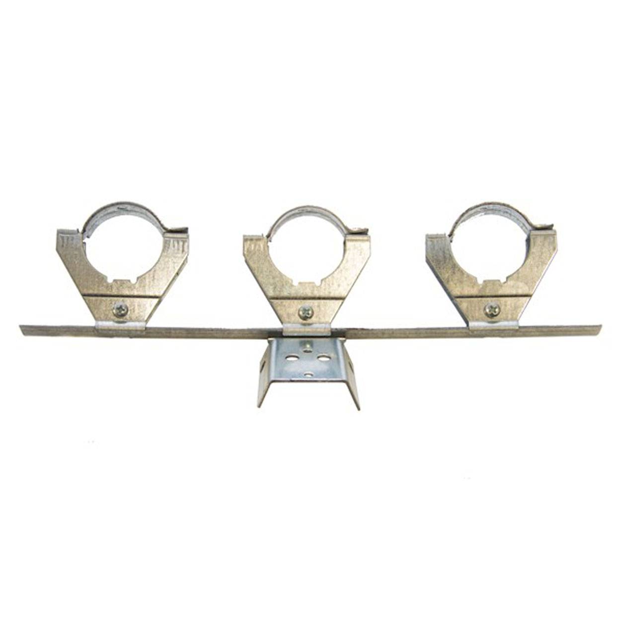 PremiumX Multifeedhalter 3-Fach Multifeed 40mm Durchmesser Sat Anlagen Antenne LNB Halter verstellbar Stahl verzinkt