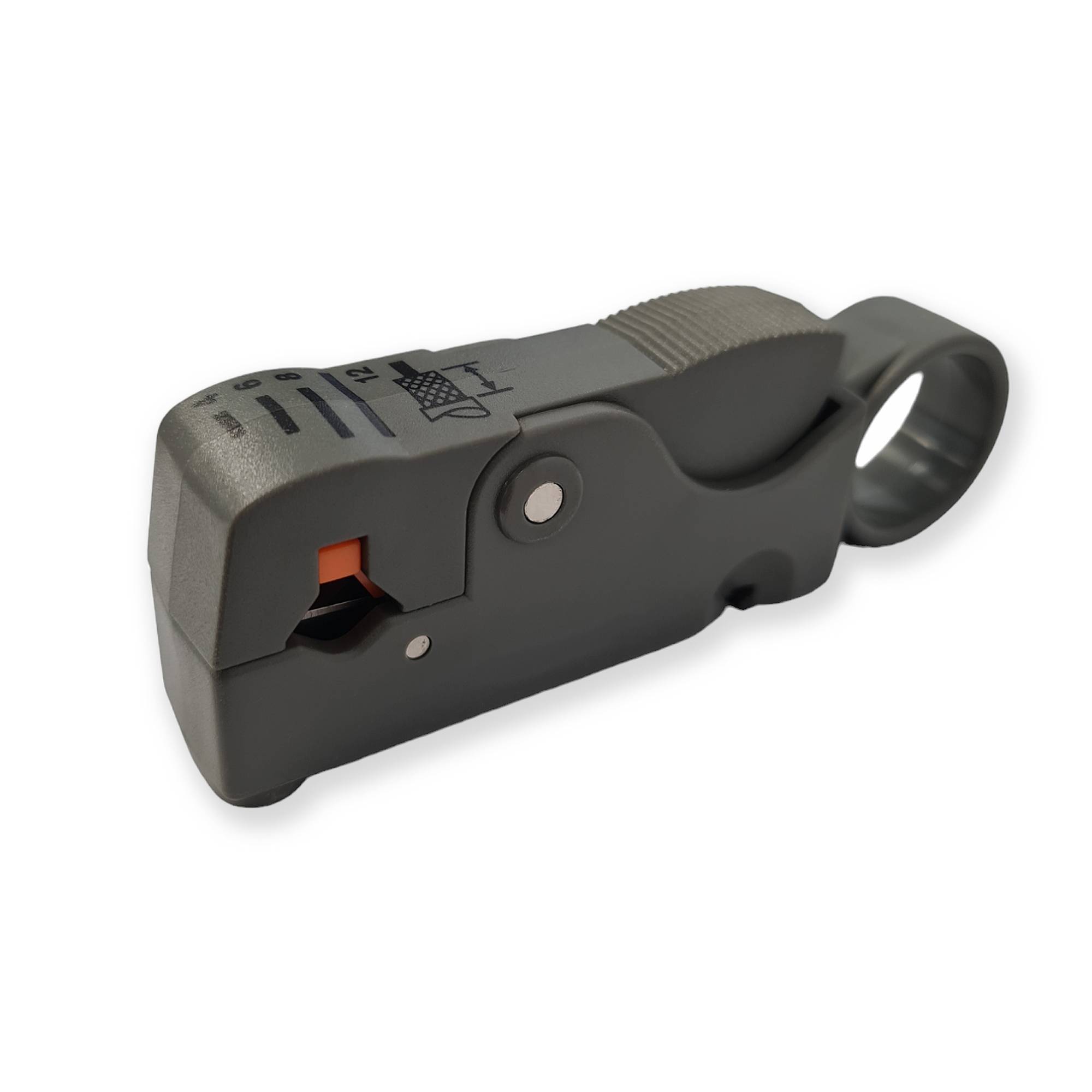 PremiumX Abisolierer PX-500 Universal Kabel Abisolier-Werkzeug Netzwerkkabel Koaxialkabel Kabelwerkzeug SAT Entmanteler