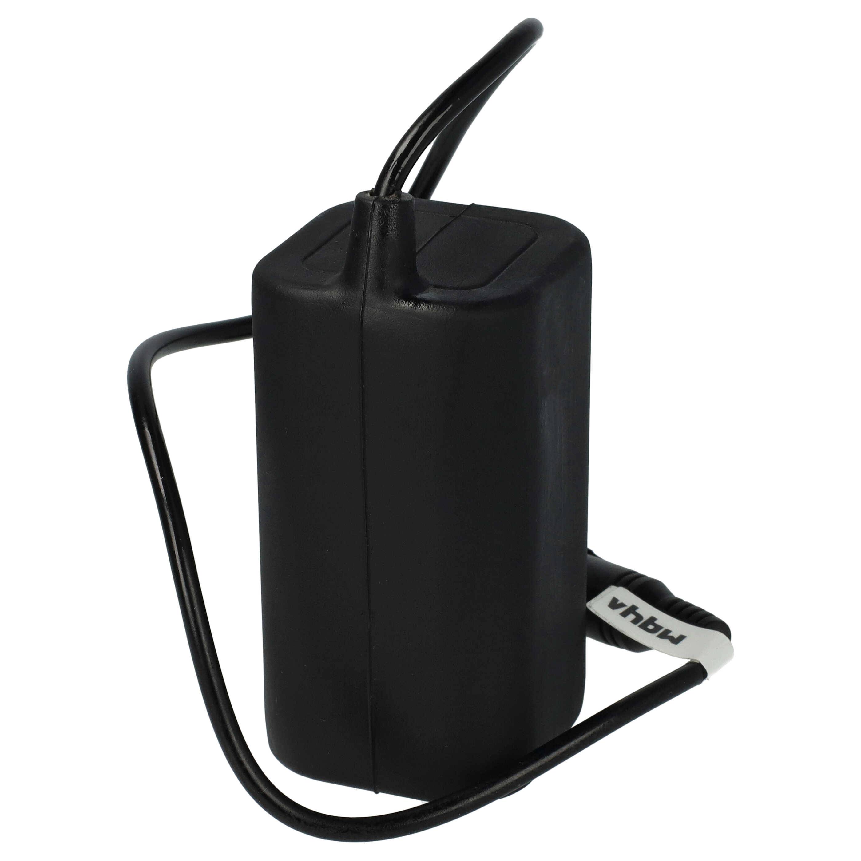 vhbw Akkupack für Fahrradlampen (5200 mAh, 8,4 V, Li-Ion), wasserabweisendes Gewebe
