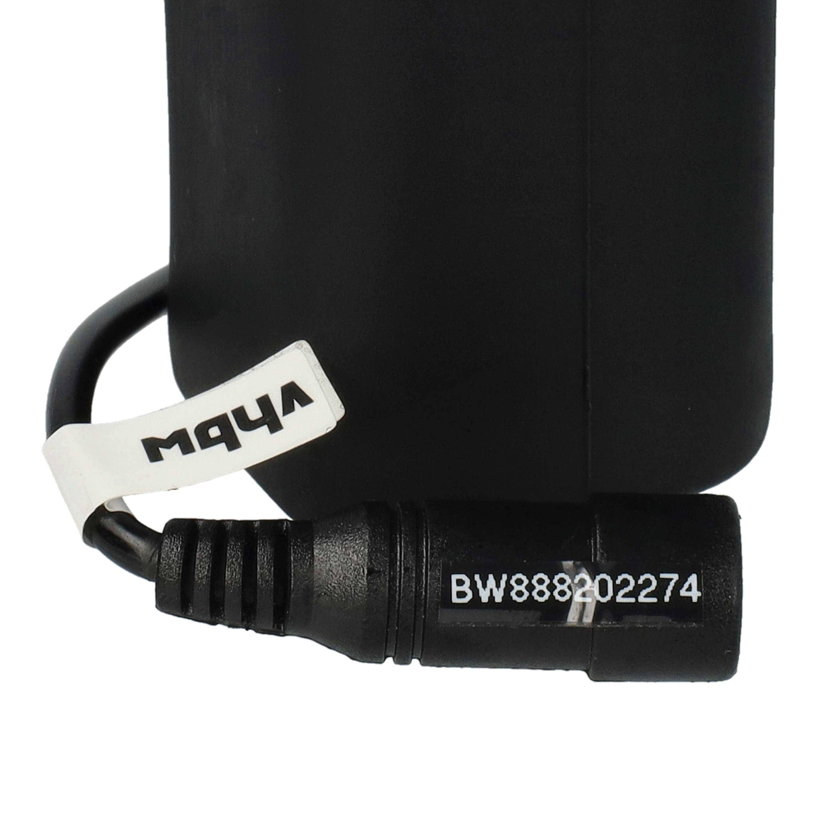 vhbw Akkupack für Fahrradlampen (5200 mAh, 8,4 V, Li-Ion), wasserabweisendes Gewebe