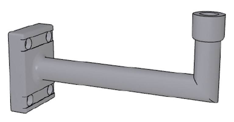 Somfy Befestigungswinkel 1860320