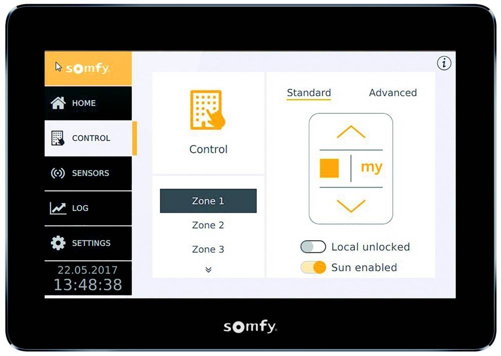 Somfy Sonnenschutzsteuerung 1822637