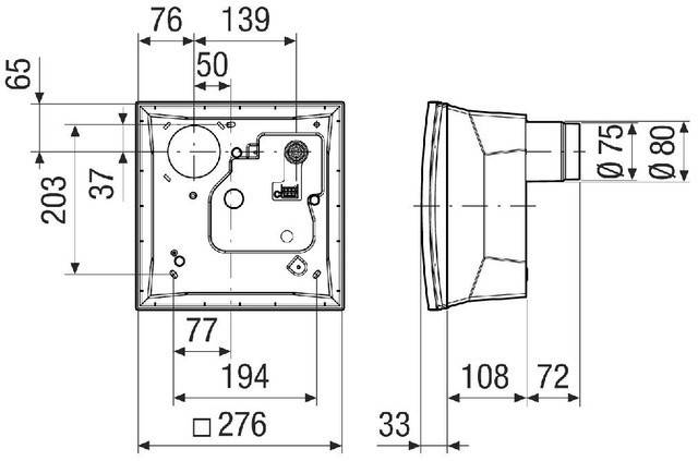Maico Aufputzputzgehäuse ER GH APB
