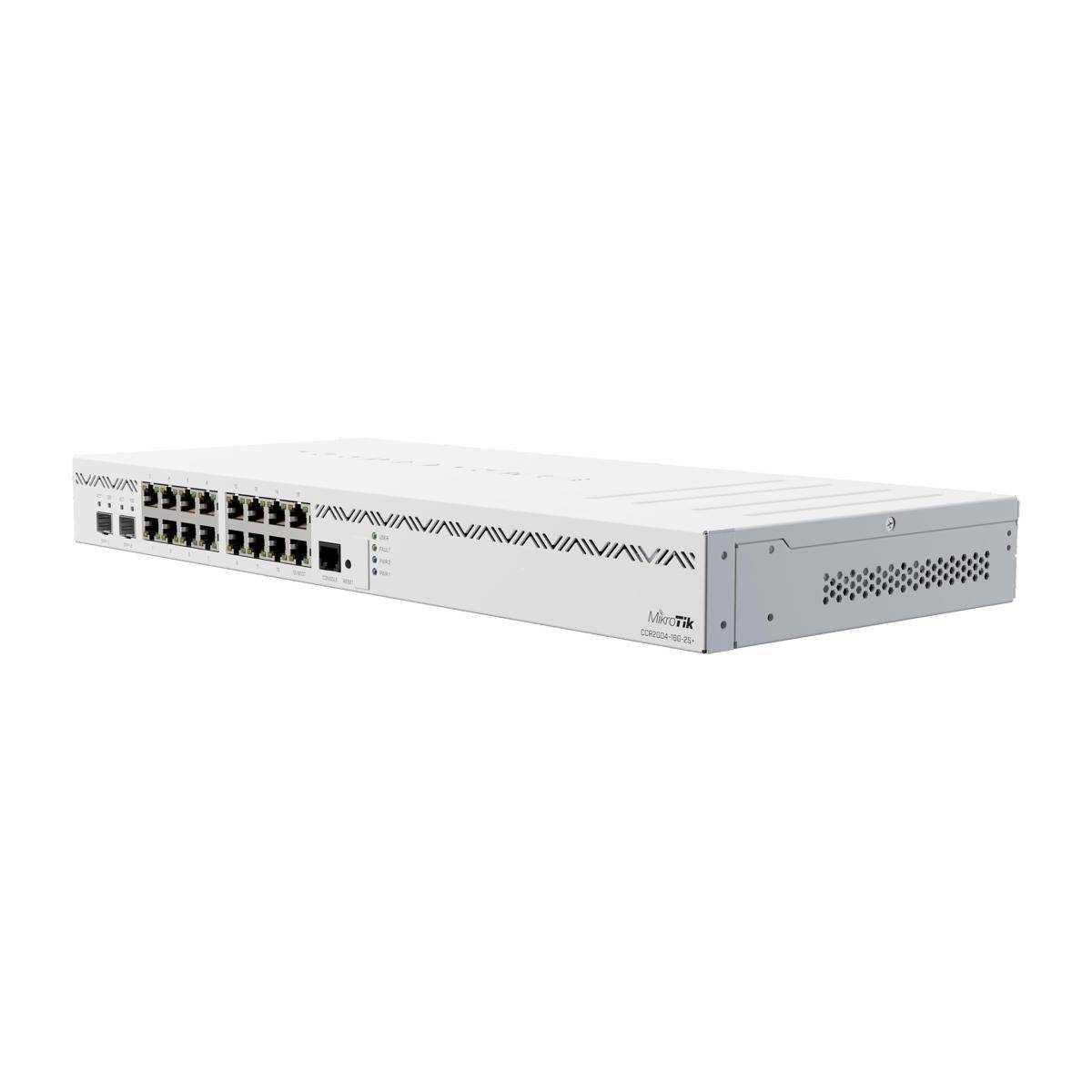 CCR2004-16G-2S+ - Cloud Core Router, 16x Gigabit Ethernet-Ports, 2x 10G SFP+-Cages