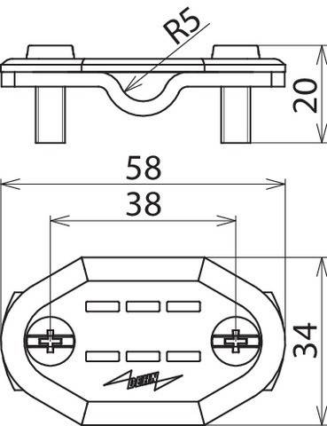 DEHN Nummernschild NST710FL30ONAL