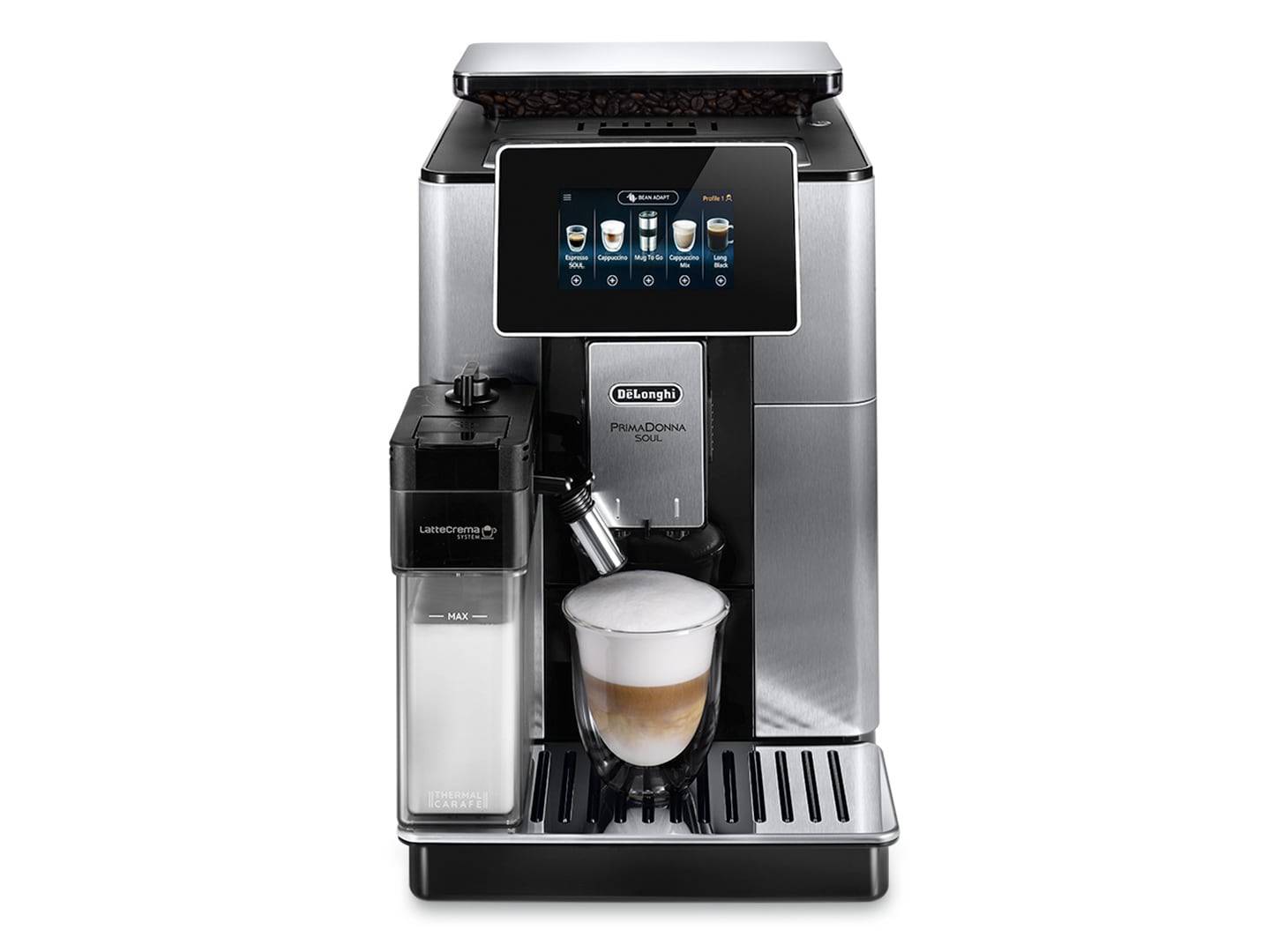 DE LONGHI - De'Longhi PrimaDonna Soul ECAM610.74.MB - Automatische Kaffeemaschine mit Cappuccinatore