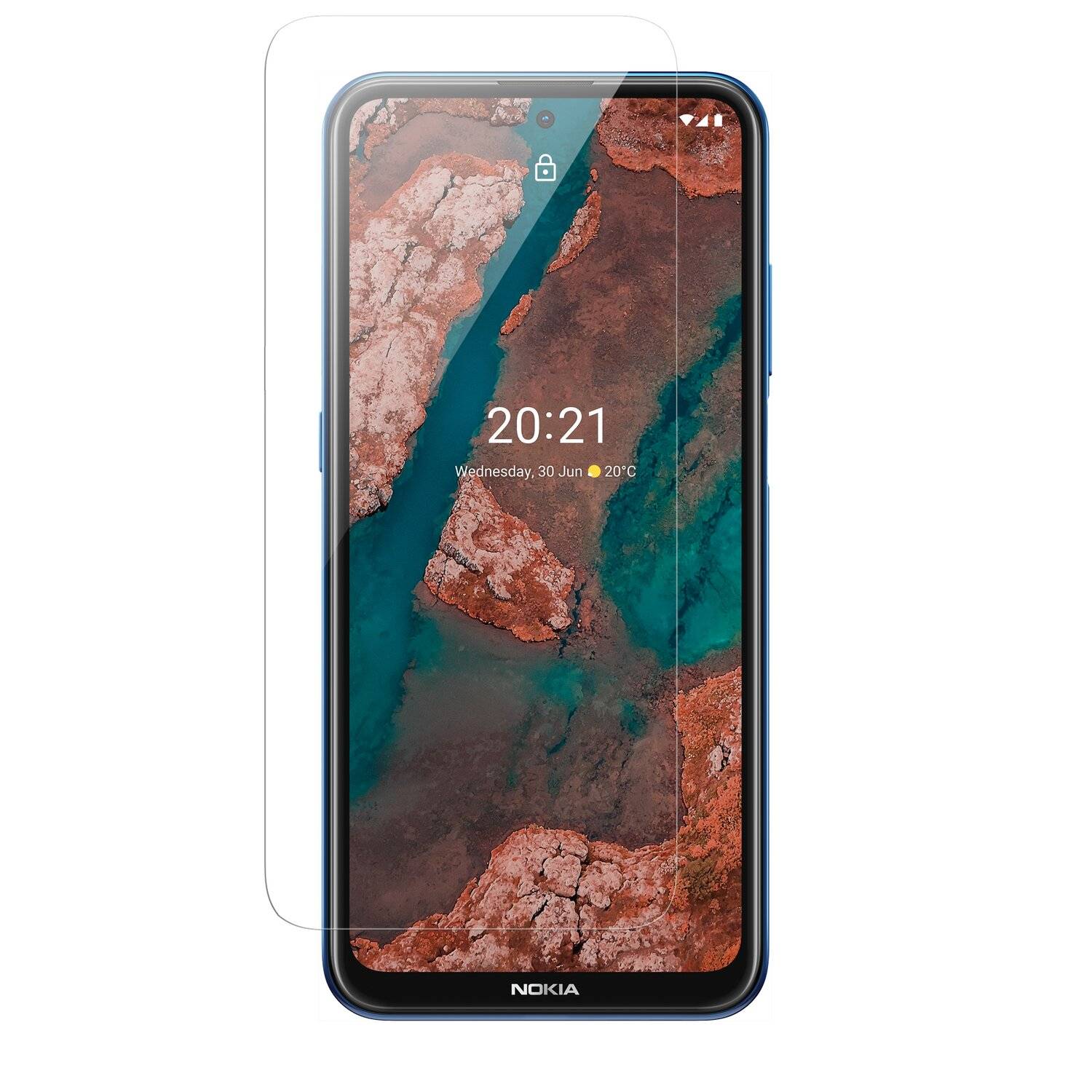cofi1453 3X Schutz Schutz Glas 9H Tempered Glass Display Schutz Folie Display Glas Screen Protector kompatibel mit Nokia X20 5G