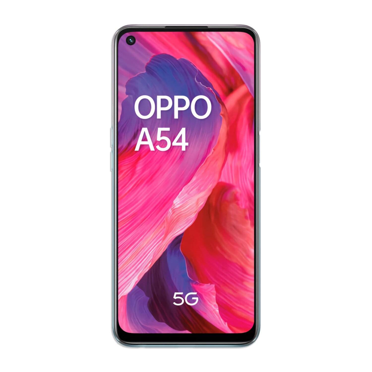 cofi1453® Silikon Hülle Basic kompatibel mit Oppo A54 5G Case TPU Soft Handy Cover Schutz Transparent