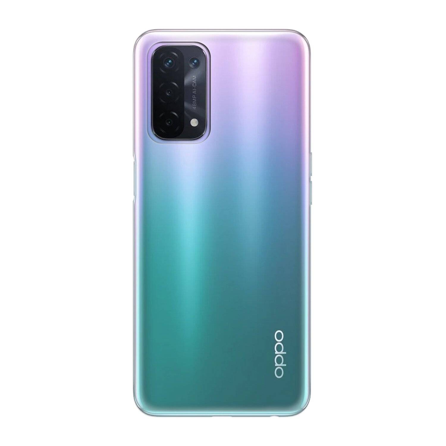 cofi1453® Silikon Hülle Basic kompatibel mit Oppo A54 5G Case TPU Soft Handy Cover Schutz Transparent