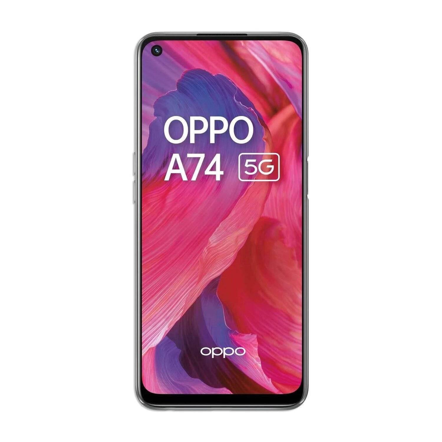 cofi1453® Silikon Hülle Basic kompatibel mit Oppo A74 5G Case TPU Soft Handy Cover Schutz Transparent