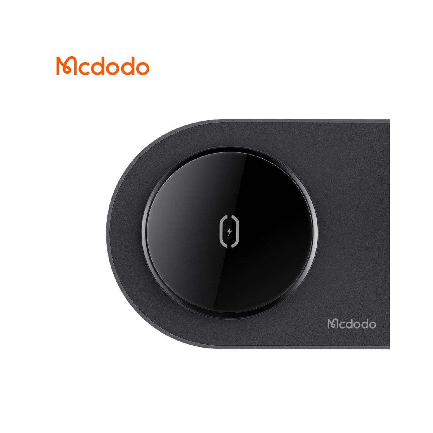 Mcdodo 3in1 Magnetisch Wireless Charger Ladestation kompatibel mit Smartphone, Watch, TWS-Kopfhörer, Schwarz