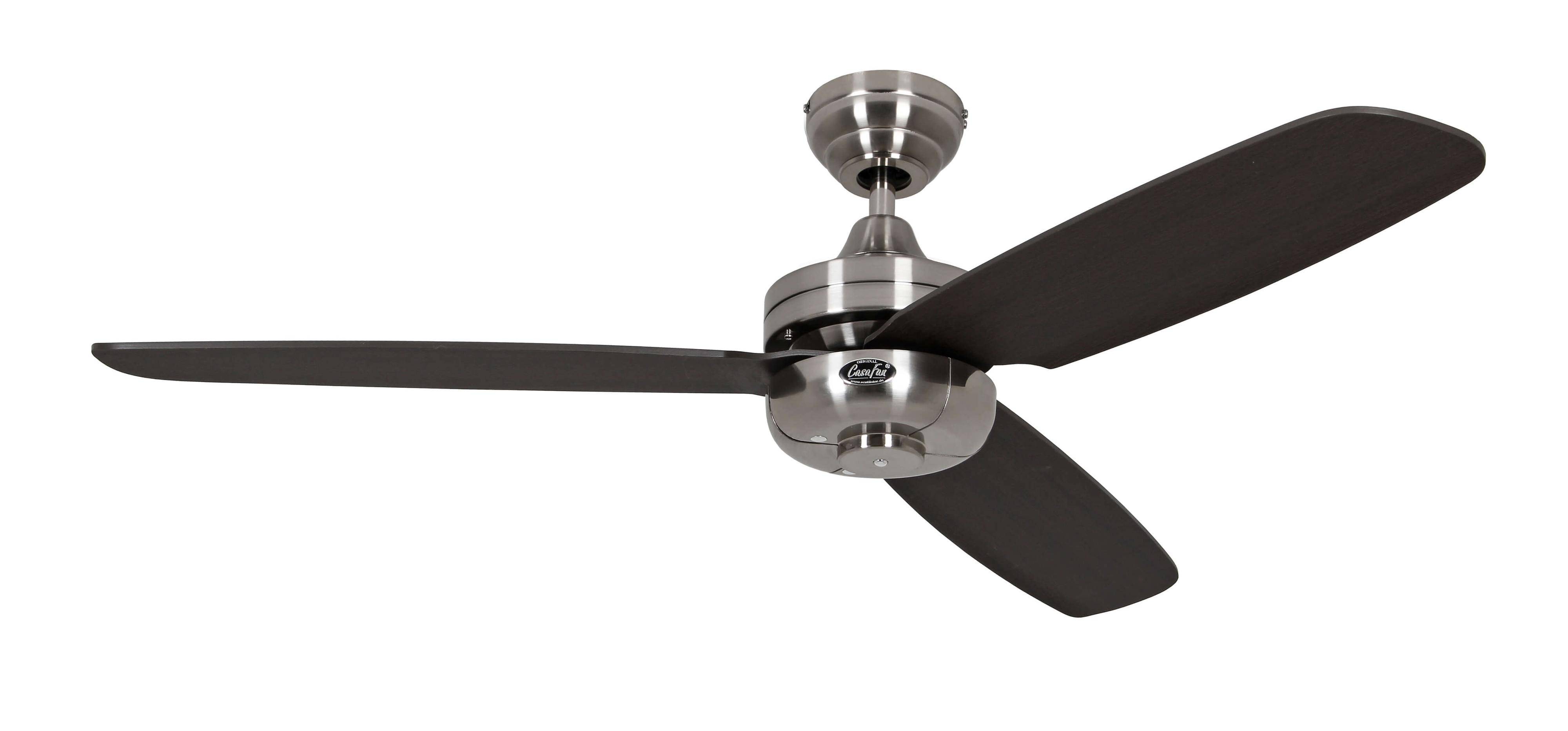 Deckenventilator Night Flight 132 cm Chrom ohne Steuerung