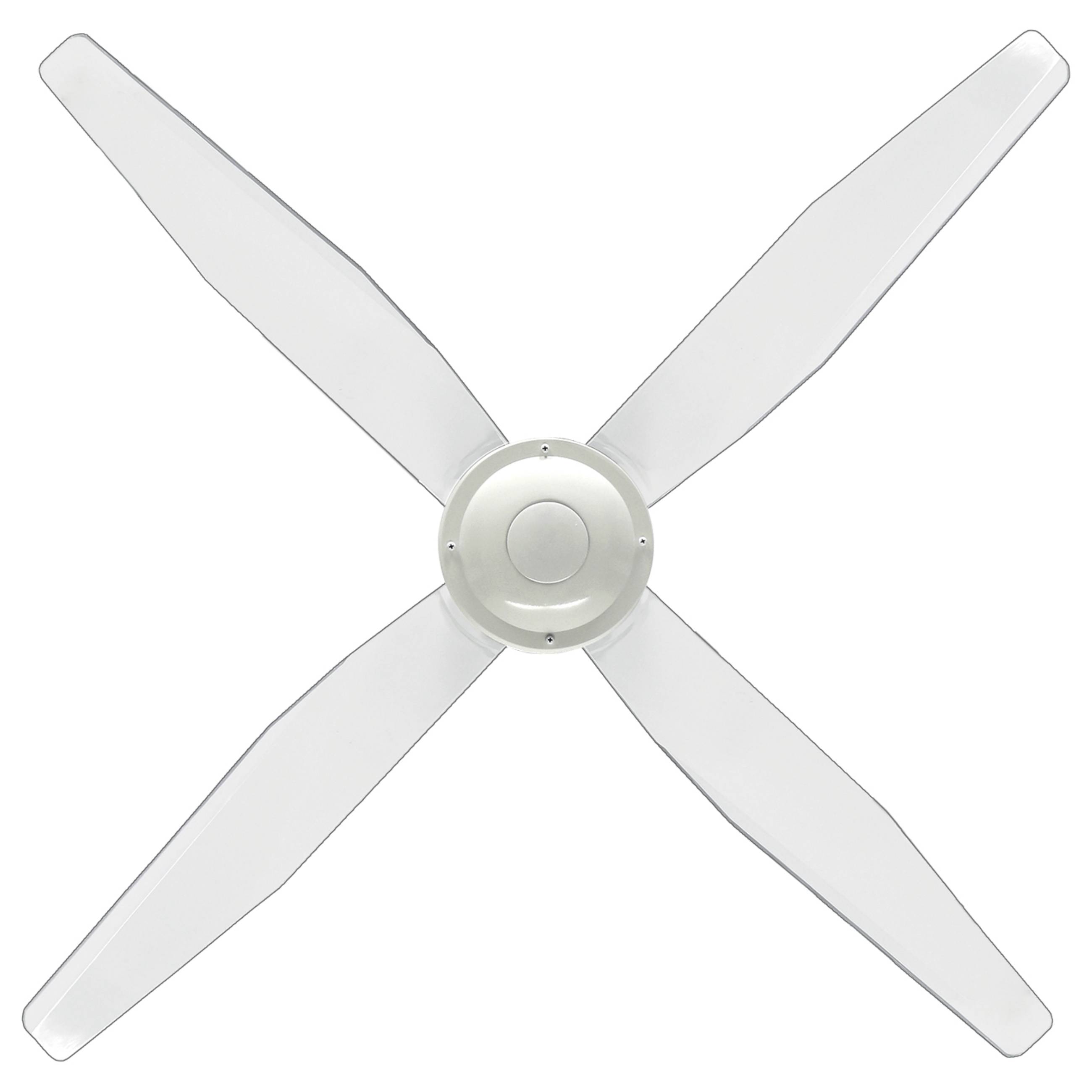 Deckenventilator Libelle 132 cm Weiß ohne Steuerung