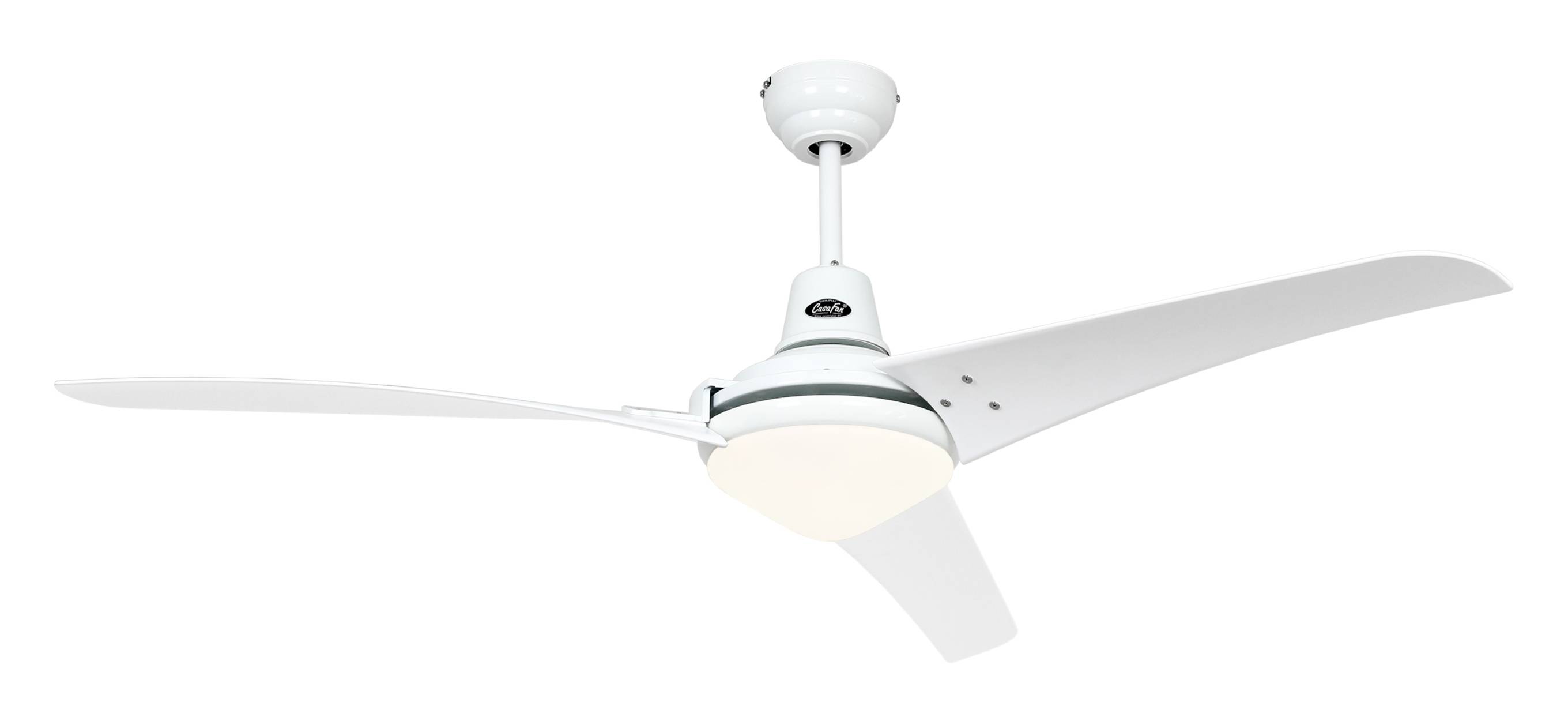 Deckenventilator Mirage Weiß 142 cm mit Licht