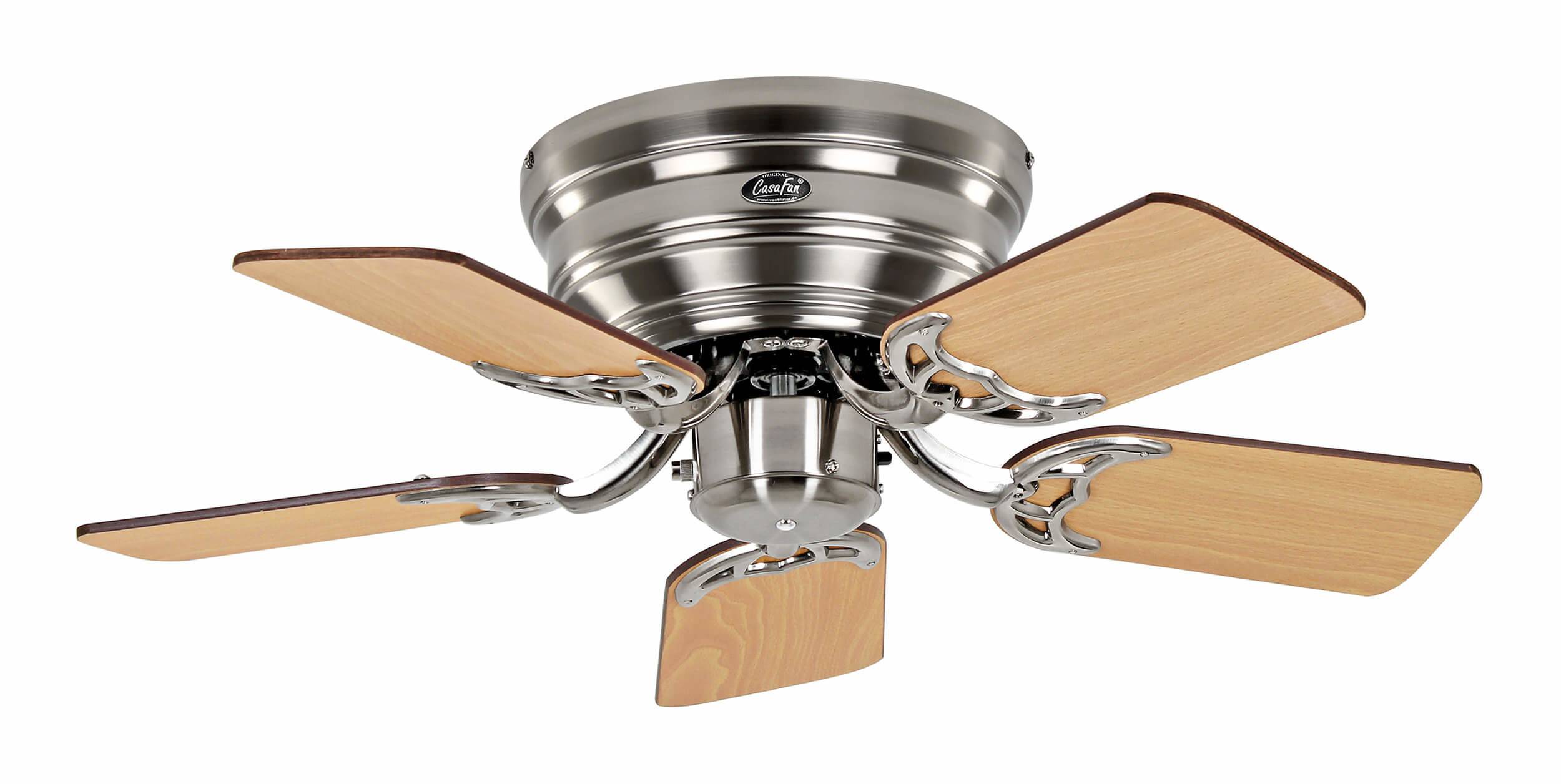 Deckenventilator Classic Flat III Chrom 75