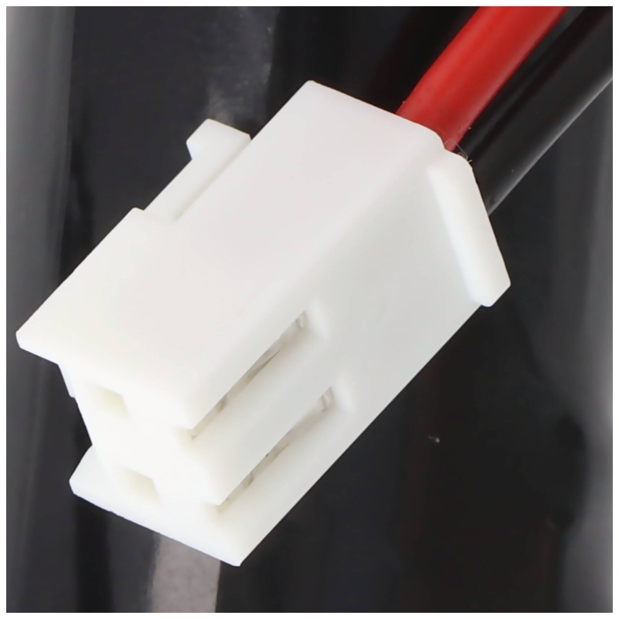 Notleuchtenakku NiCd 3,6V 1800mAh L1x3 Sub-C mit 200mm Kabel und Stecker beidseitig ersetzt Saft 784511, Abmessungen 23