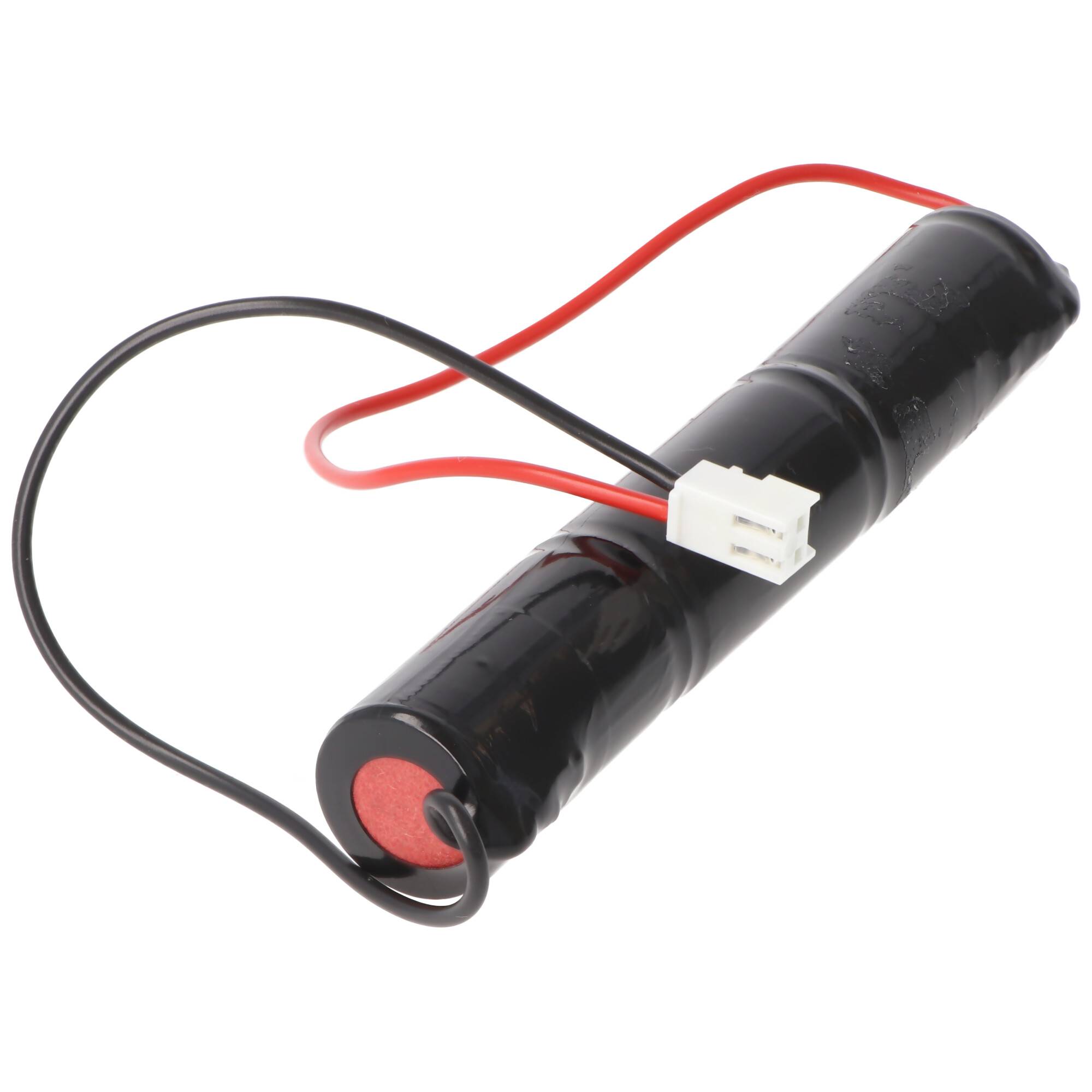 Notleuchtenakku NiCd 3,6V 1800mAh L1x3 Sub-C mit 200mm Kabel und Stecker beidseitig ersetzt Saft 784511, Abmessungen 23