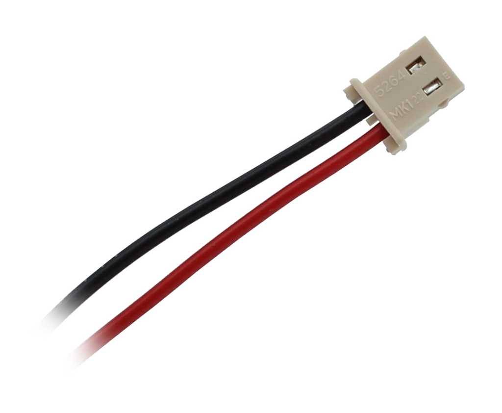 Notleuchtenakku NiMH 4,8V 1720mAh L2x2 4/5A mit Kabel und Stecker ersetzt Beghelli