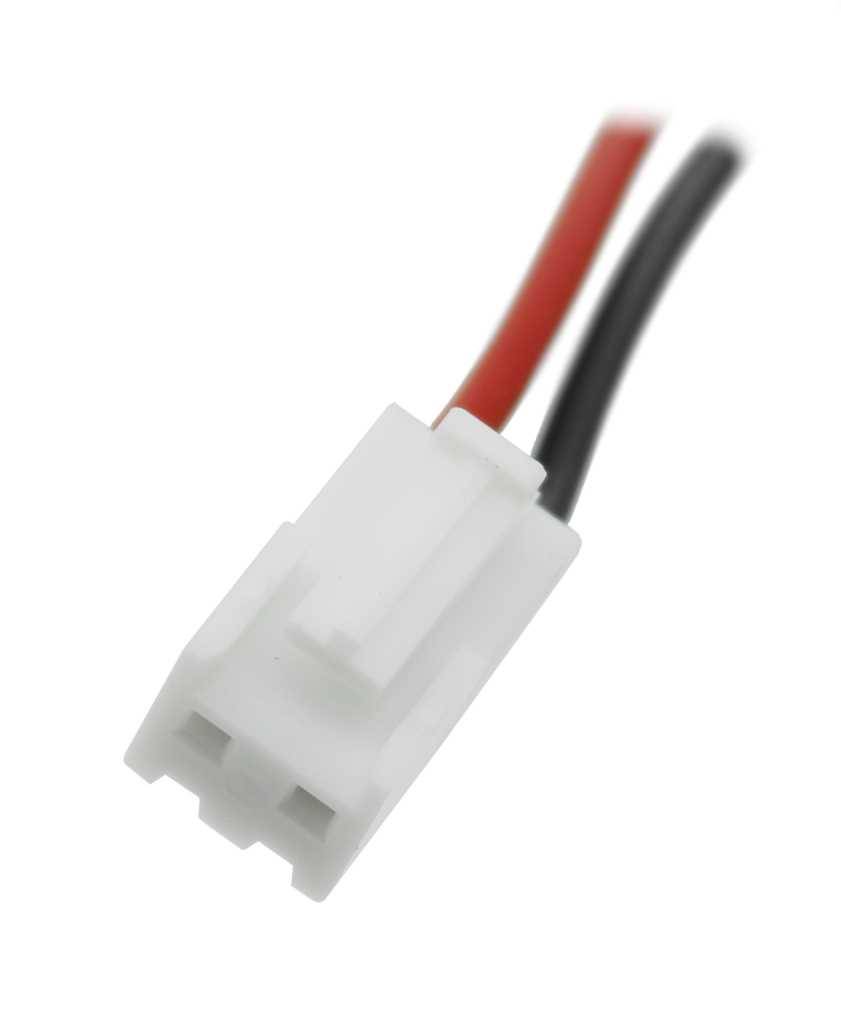 Notleuchtenakku NiMH 2,4V 4000mAh L1x2 Baby C mit 150mm Kabel 0,75mm² und Stecker ersetzt Zumtobel 04923309