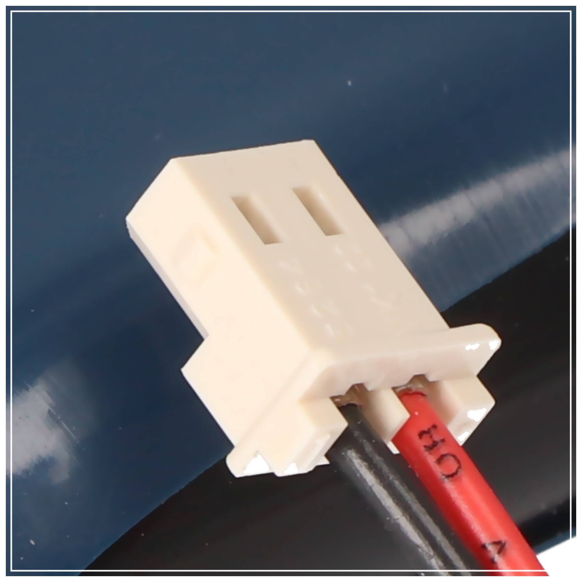 Notleuchtenakku NiMH 4,8V L2x2 Mignon mit Kabel und Stecker ersetzt Esylux EN10061998