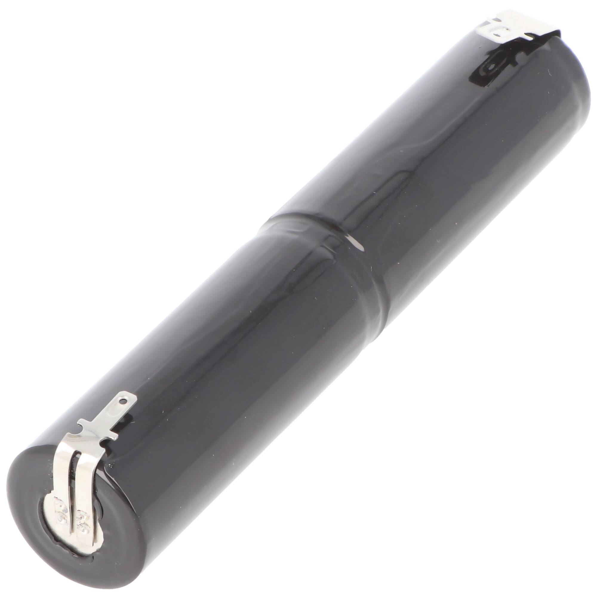 Notleuchtenakku NiMH 2,4V 4,2Ah L1x2 4/5 Sub-C mit Faston-Anschluß +4,8mm / -2,8mm ersetzt Zumtobel 04923309