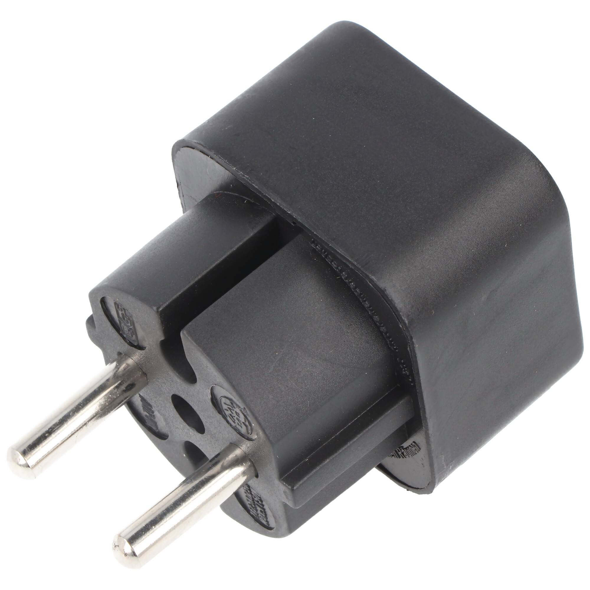 Multistecker 2x Euro schwarz