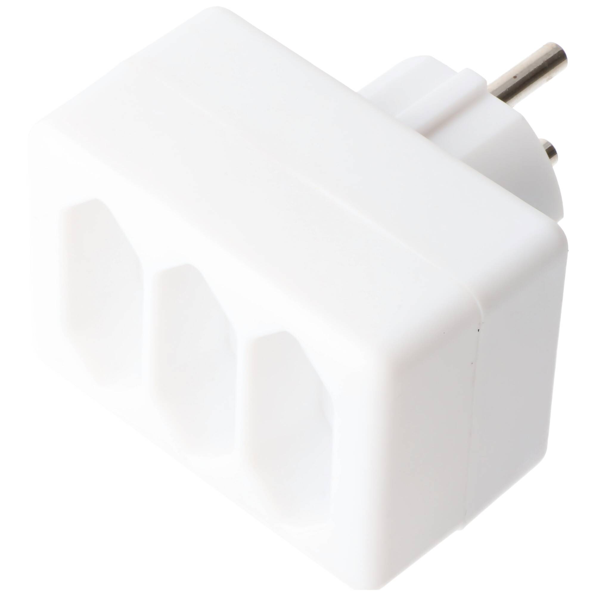 Multistecker 3x Euro weiß