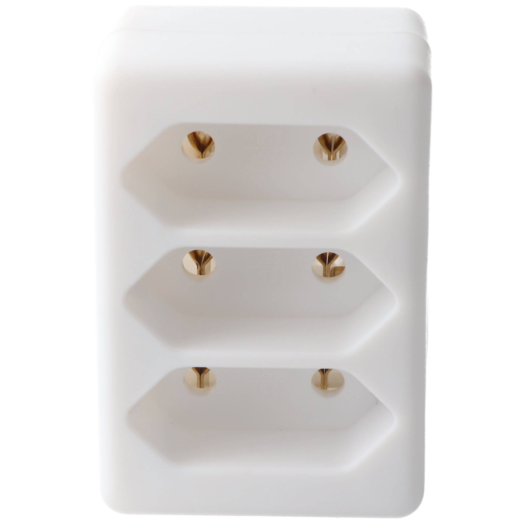 Multistecker 3x Euro weiß