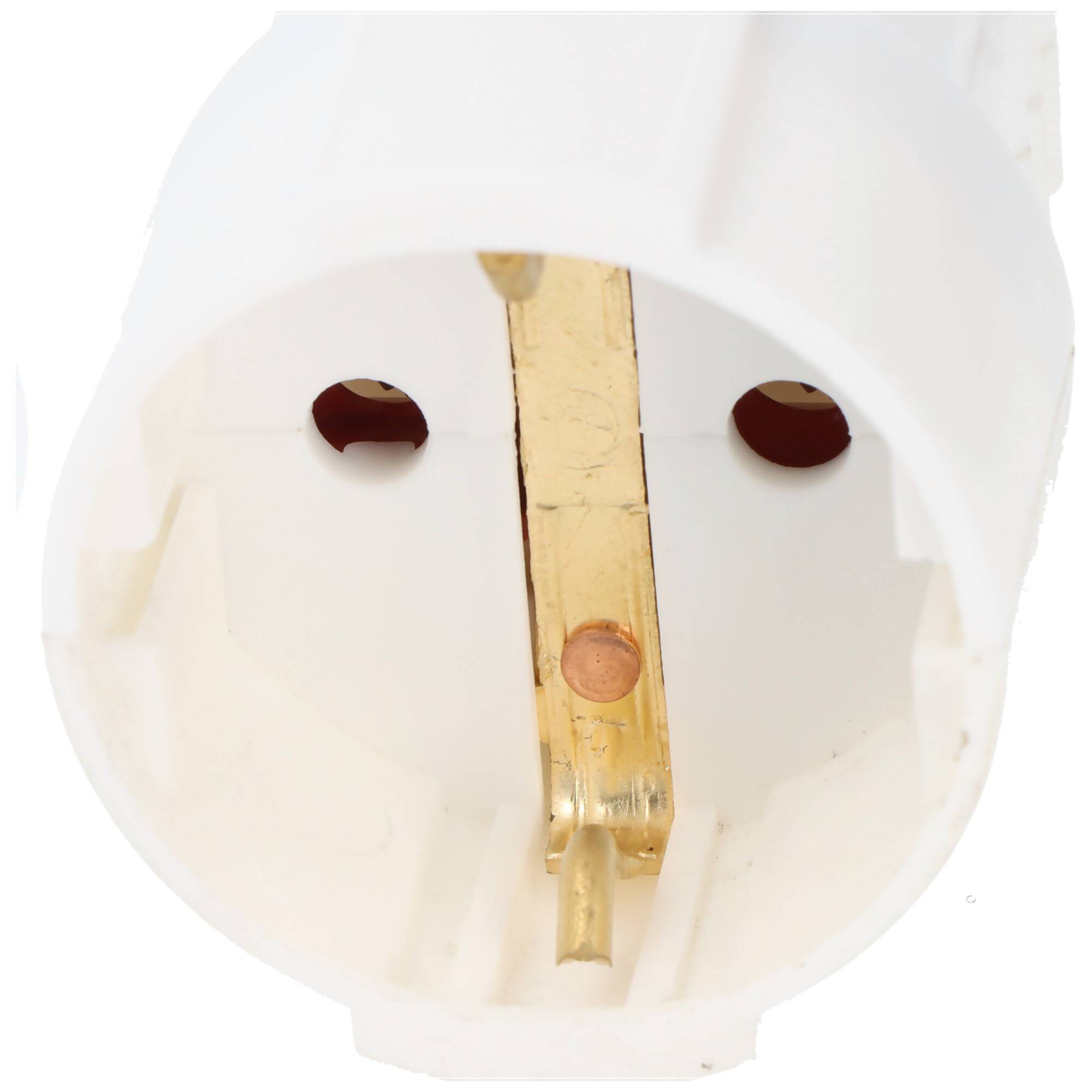 Schutzkontaktkupplung weiß, 16/250, Schutzkontakt-Kupplung