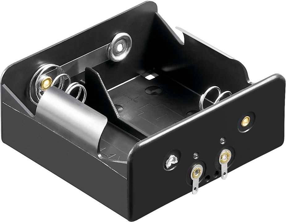 Batteriehalter für 2x Mono mit Lötanschluß