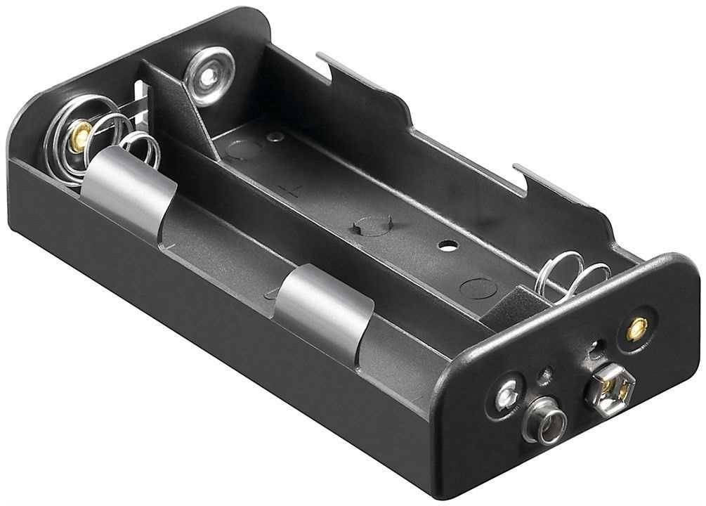 Batteriehalter für 4x Baby mit Druckknopf