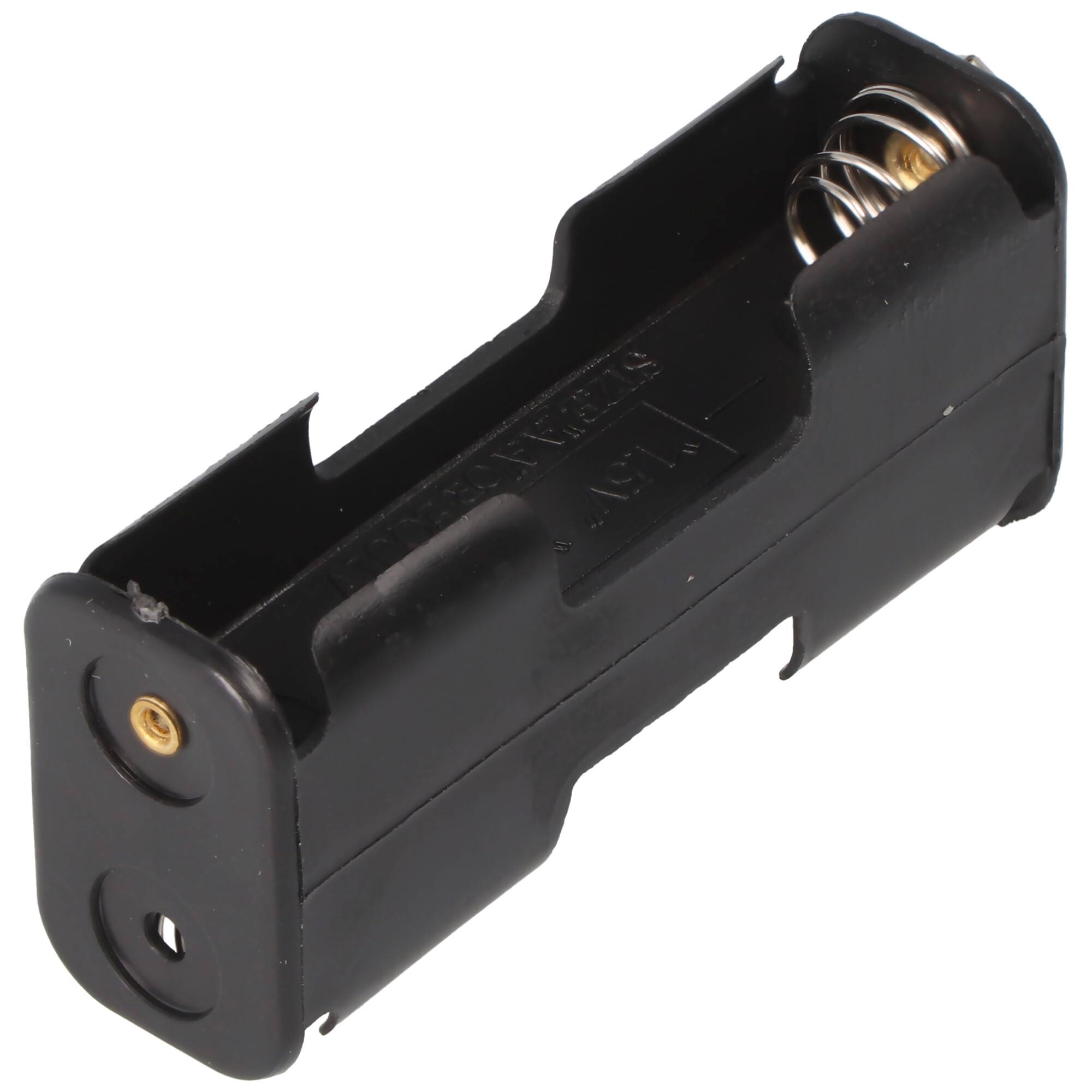 Batteriehalter für 2x Mignon mit Druckknopf