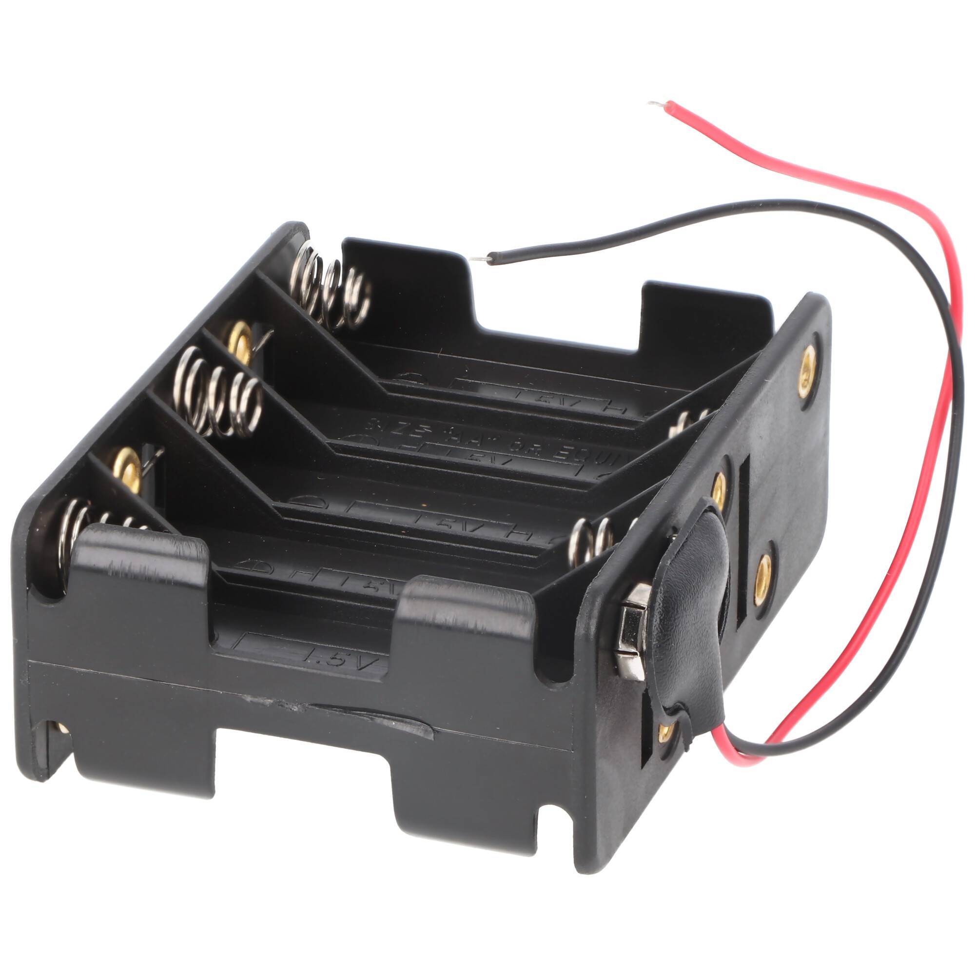 Batteriehalter für 10x Mignon mit Druckknopf