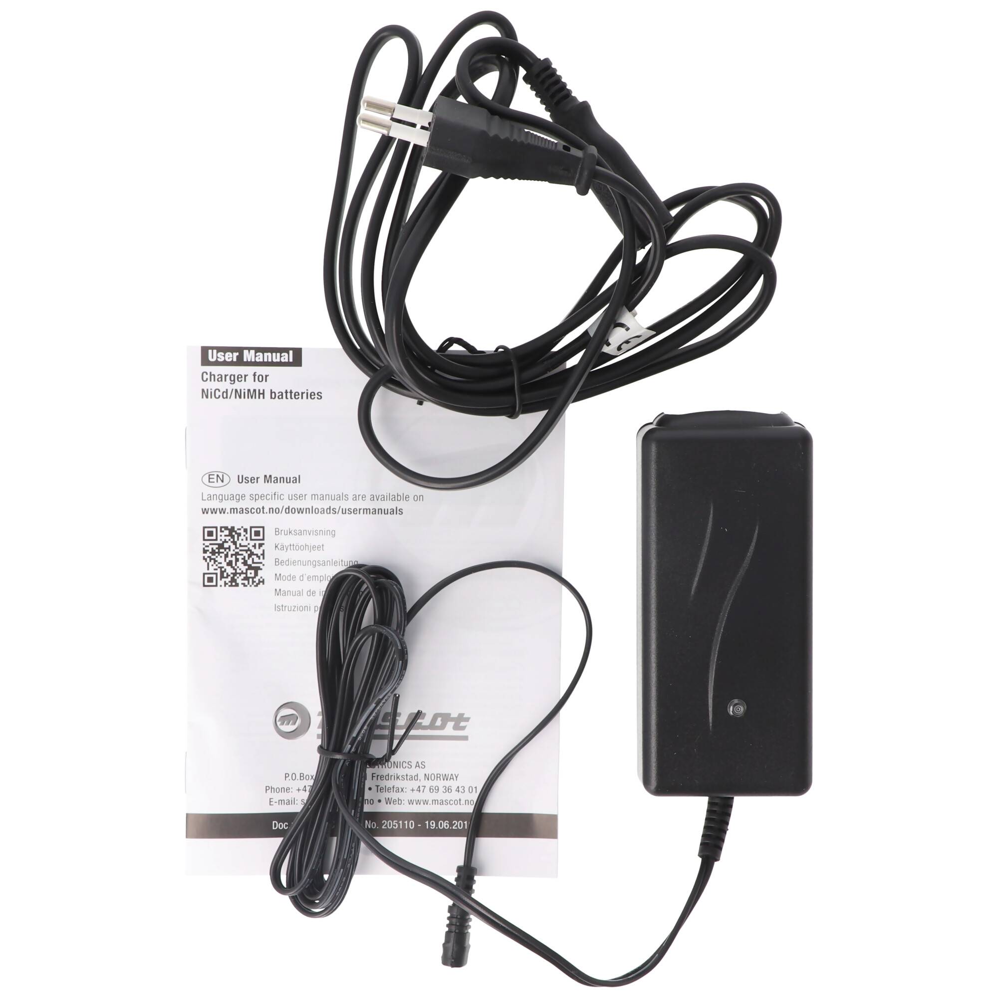Mascot 2116 Ladegerät für NiMH-Akkupacks von 10-20 Zellen ohne NTC-Anschluss Ladestrom 0,4A