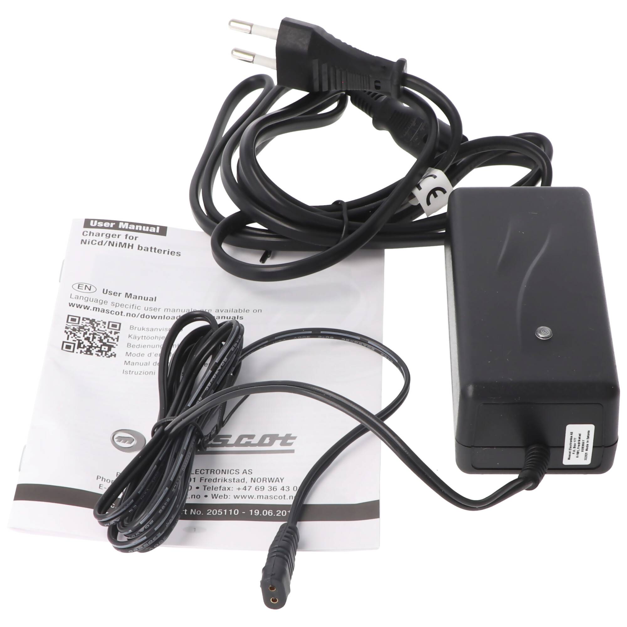Mascot 2116 Ladegerät für NiMH-Akkupacks von 10-20 Zellen ohne NTC-Anschluss Ladestrom 0,4A