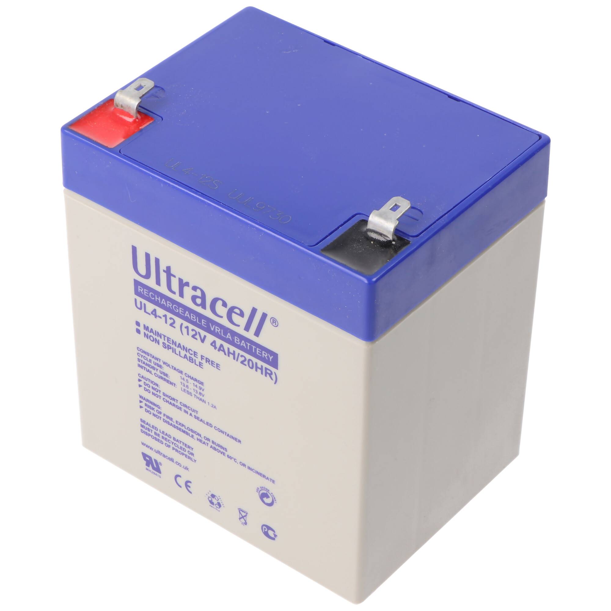 Ultracell UL4-12 12V 4Ah Bleiakku AGM Blei Gel Akku