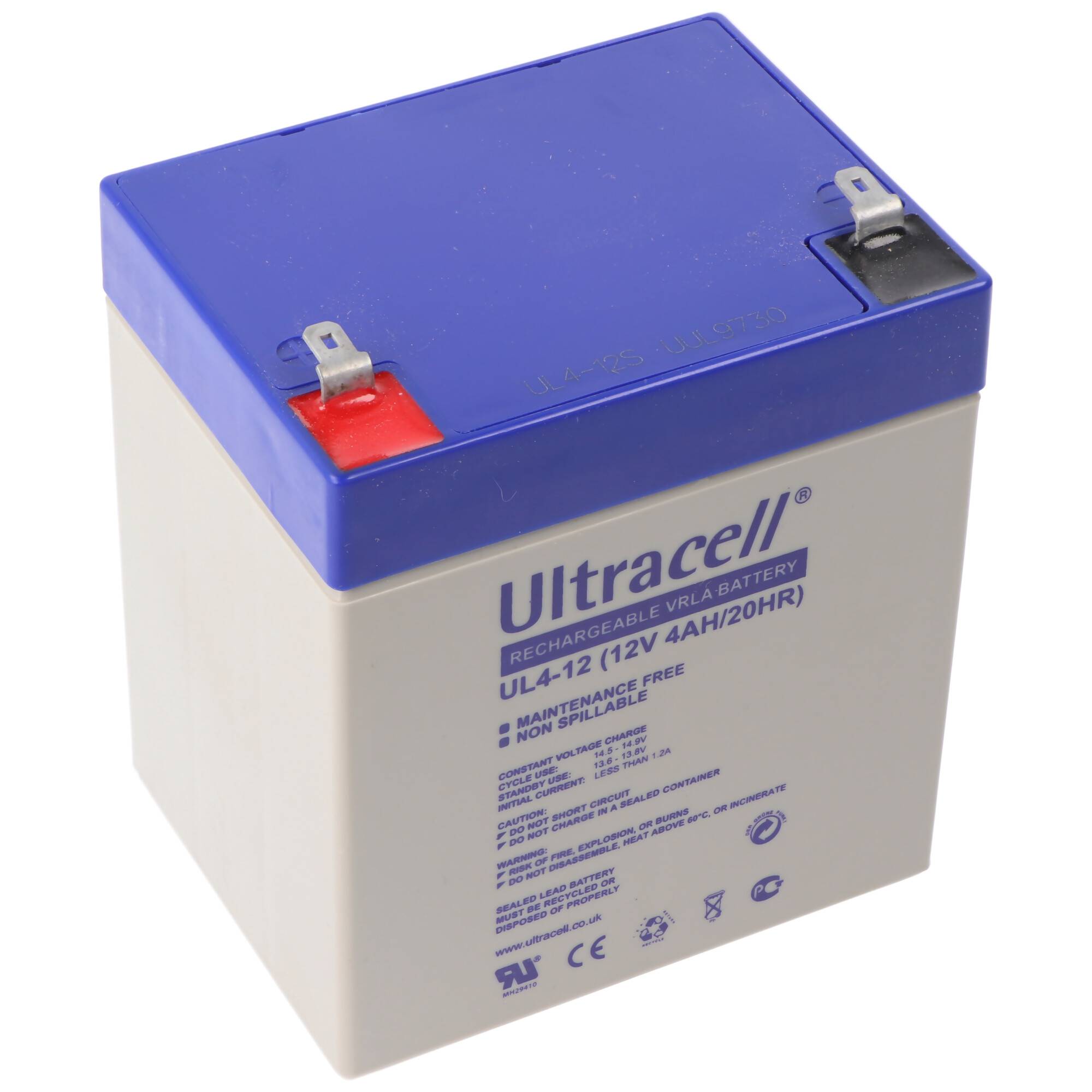 Ultracell UL4-12 12V 4Ah Bleiakku AGM Blei Gel Akku