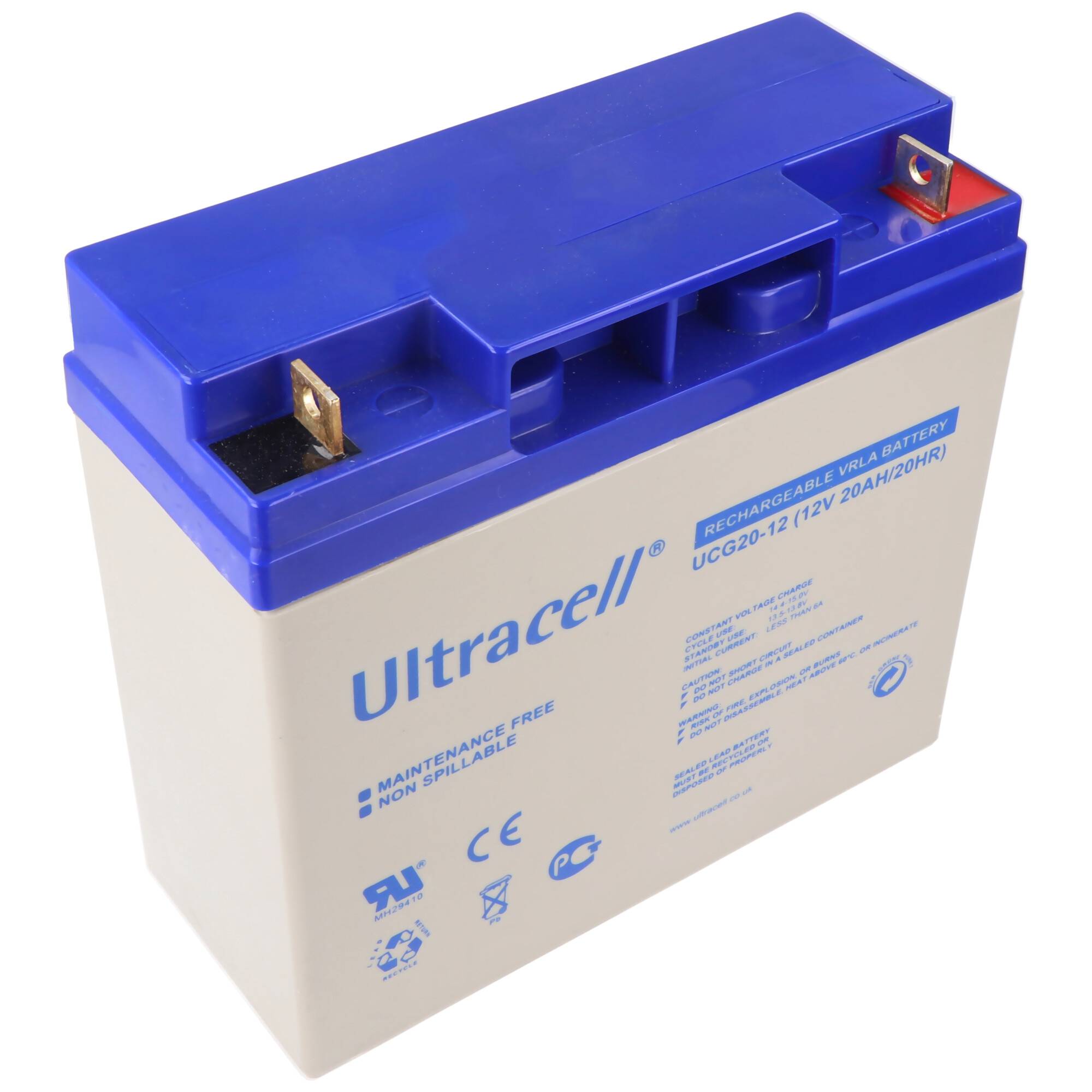Ultracell UCG20-12 12V 20Ah zyklenfest Bleiakku AGM Blei Gel Akku