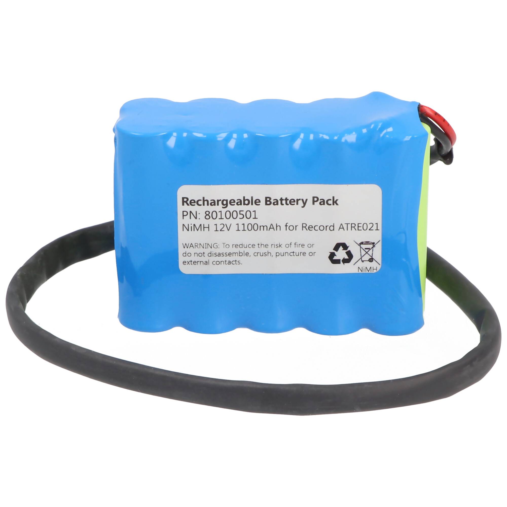 Akku für Türsteuerung NiMH 12V 1100mAh passend für Record ATRE021