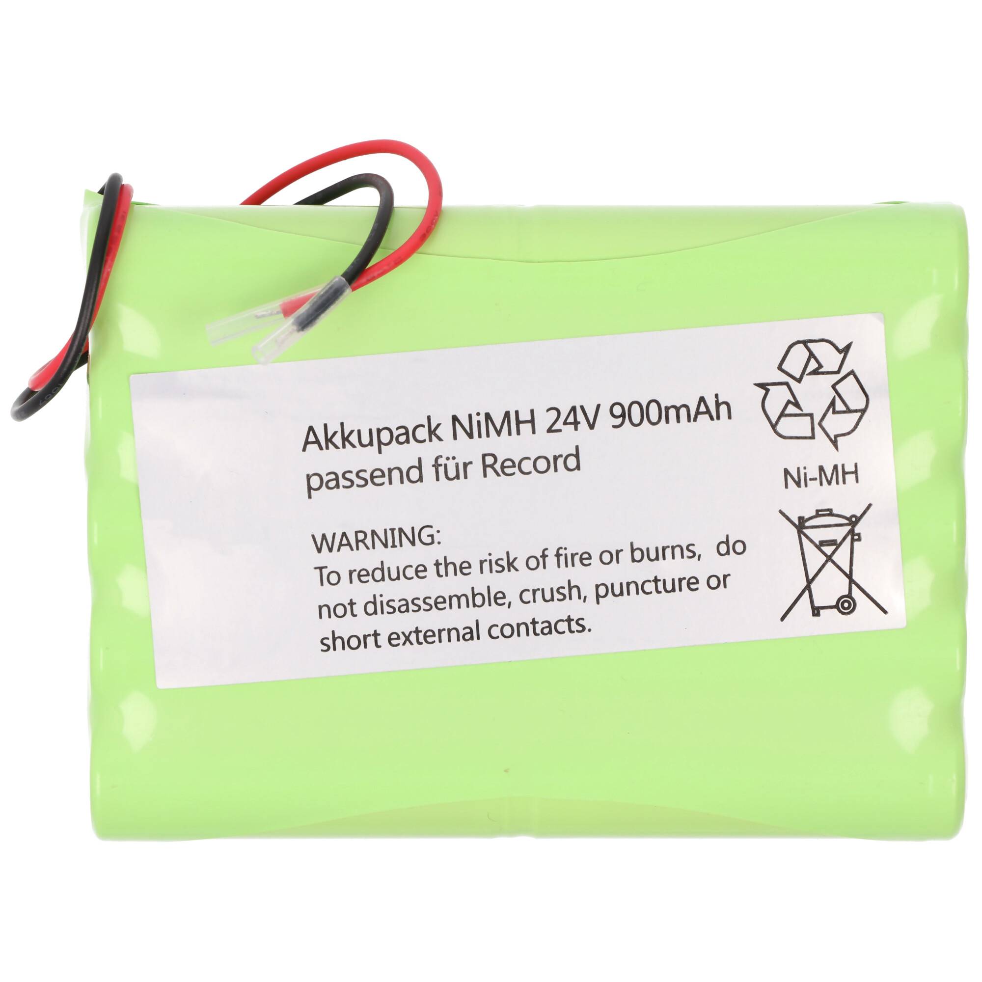 Akku für Türsteuerung NiMH 24V 900mAh passend für Record