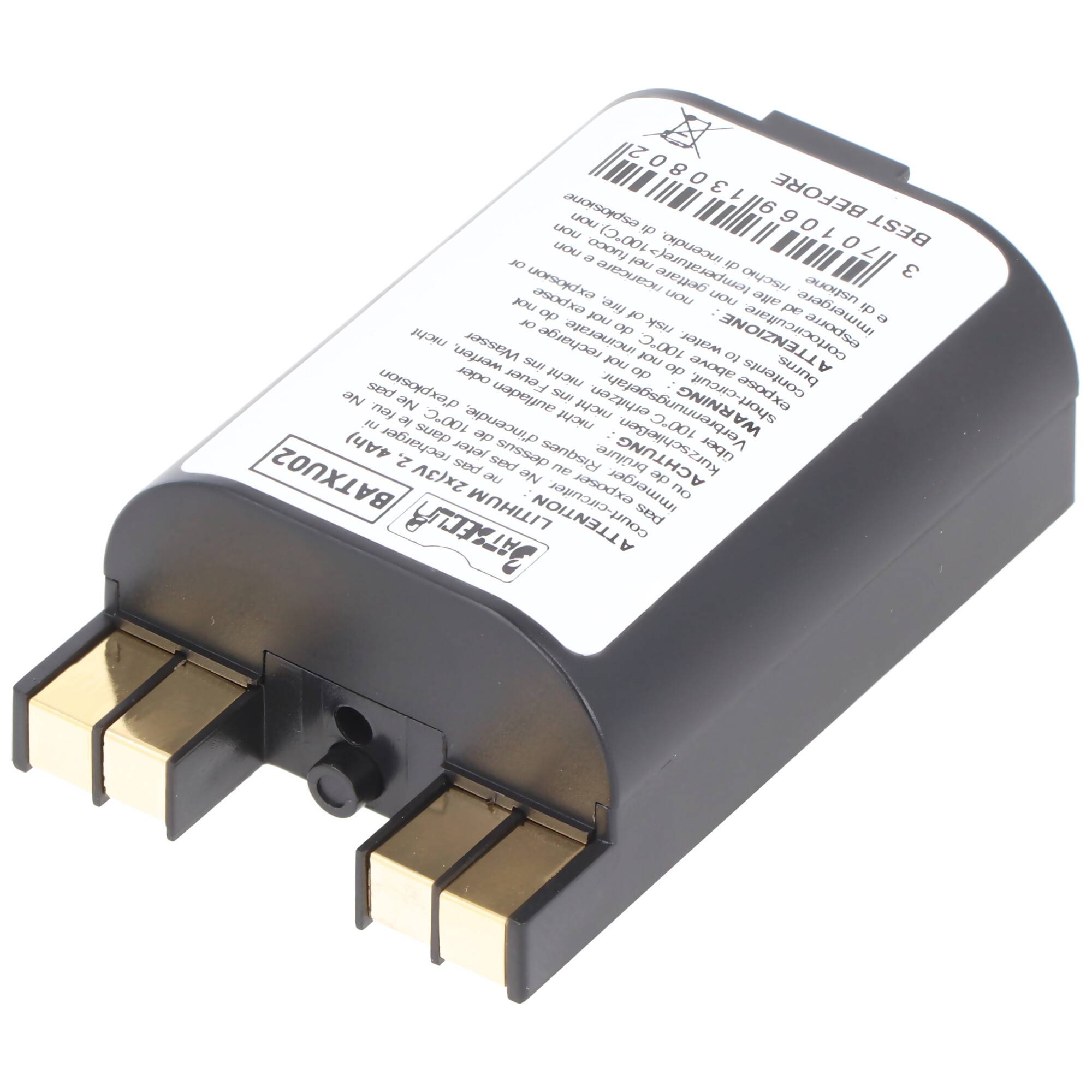 Pufferbatterie LiMnO2 2x 3V 2400mAh ersetzt Daitem RXU02X, BATXU02