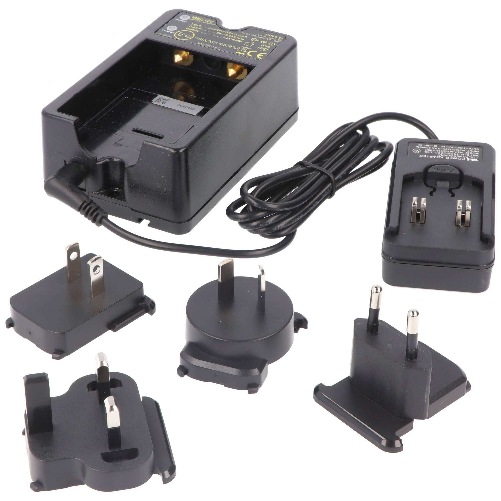 Original-Ladegerät Autec MBC12VAC / MBC825A passend für Autec MBM06MH