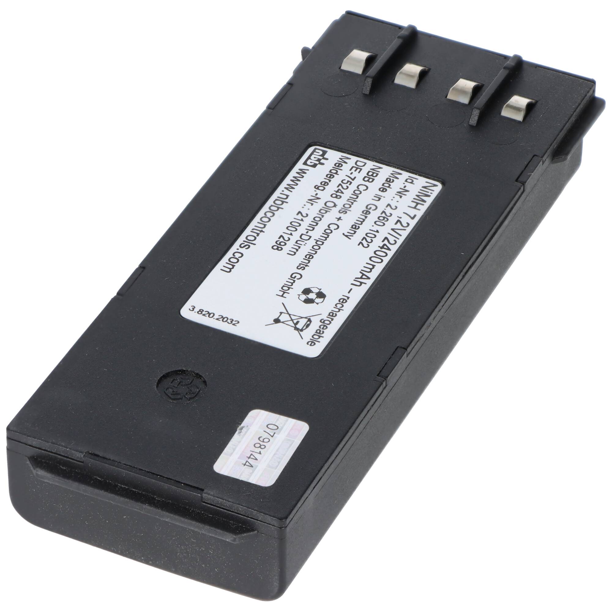Kranakku NiMH 7,2V 2400mAh passend für HIAB 2.250.2010