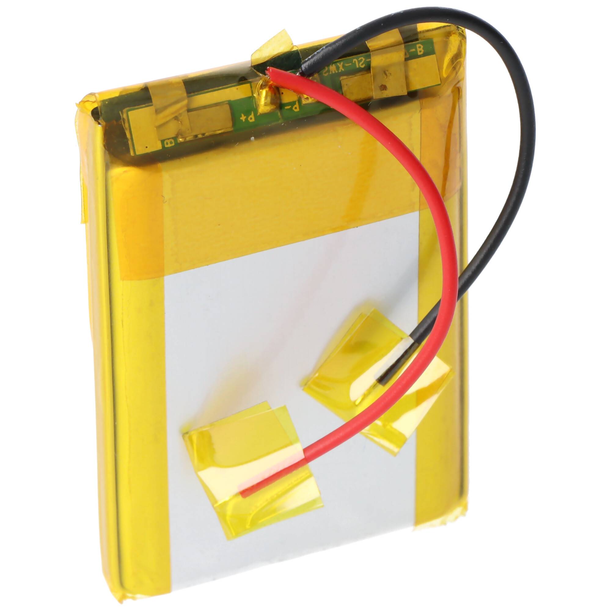 Kranakku Li-Polymer 3,7V 1500mAh passend für den Teleradio 22.381.3 Akku, 51,60 x 34,80 x 8,10 mm